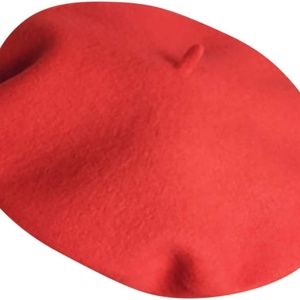 NWOT Beret Hat Retro All Match Faux Wool French Style Winter Beanie